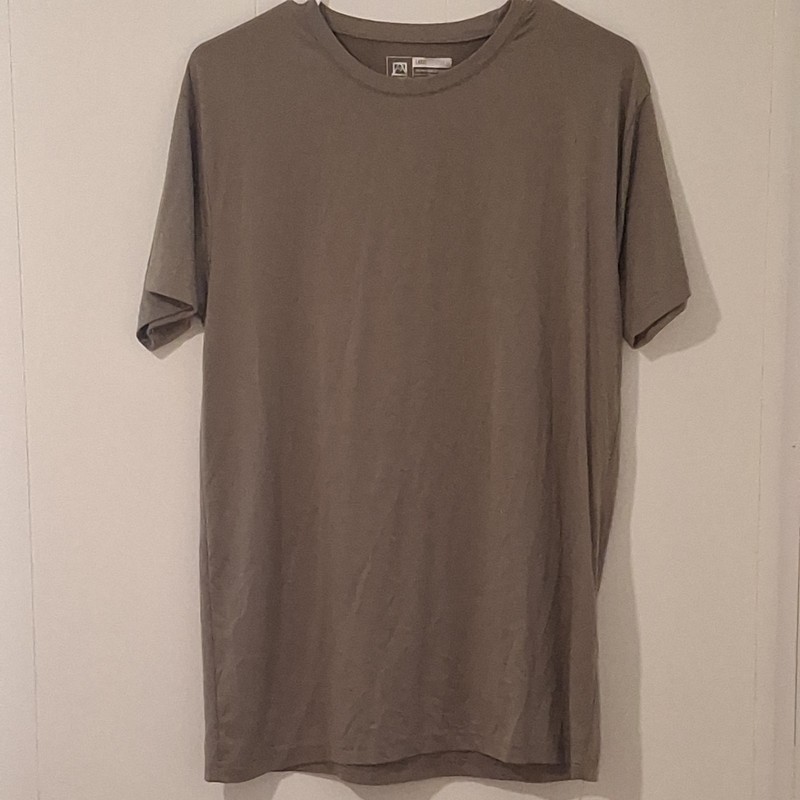Mens Large Avalanche Super Soft,breathable,crew Neck Green Tshirt