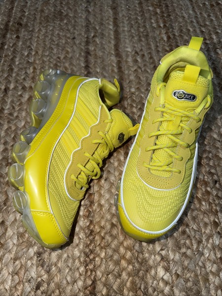 Adidas Microbounce T1 Zapatos Talla 7.5 Shock Yellow 779001 Color Raro 2