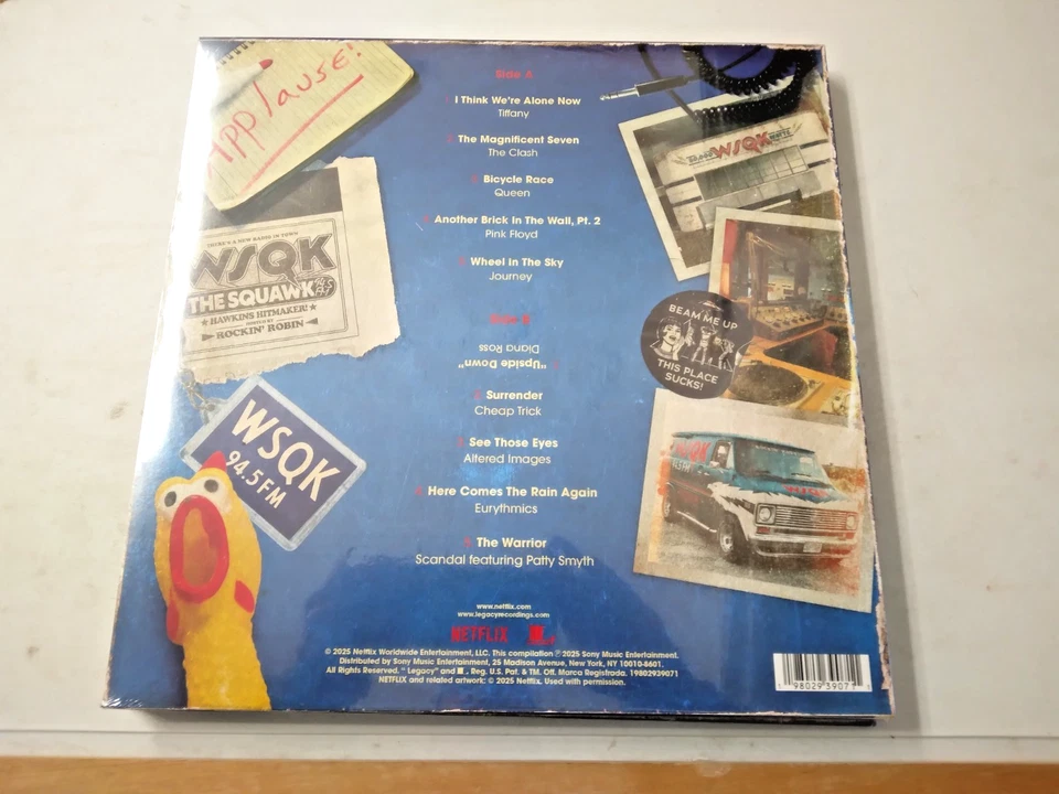 Various Artists - Stranger Things: The WSQK Collection - Vinyl LP New Sealed - Image 3 of 4