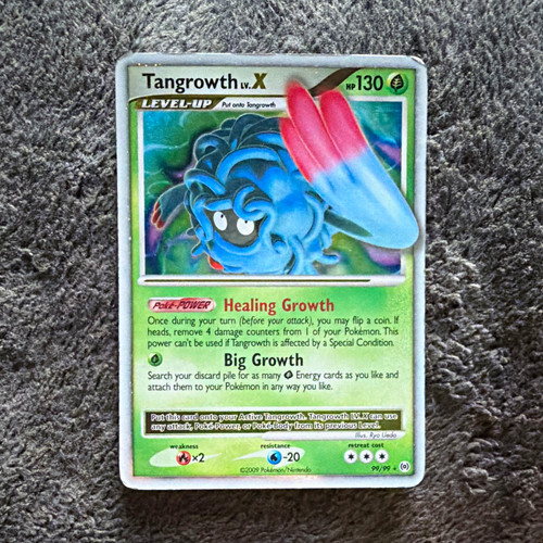 Pokemon TCG Tangrowth Lv.X 99/99 Platinum Arceus Holo Ultra Rare ENG 2009