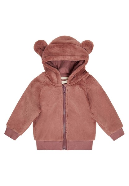 Sterntaler Babyjacke MäDchen Teddy Rosenholz GrößE 86 NEU-image