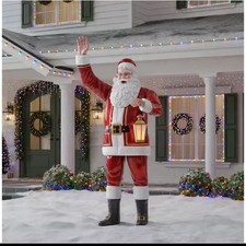 Santa Home Depot Home Accents 8.5β Giant Sized Led Towering Christmas Santa New