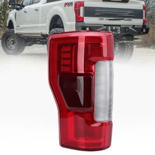 Left Driver LED Rear Tail Light W/Blind Spot For Ford F250 Super Duty 2017-2019