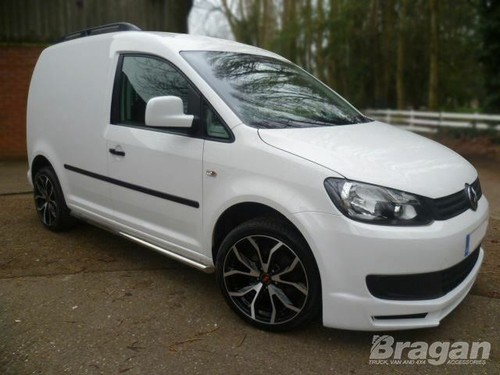 Barras Laterales + Leds Para VW Caddy Maxi 2010-15 Pulido Acero Inoxidable Tubo - Imagen 6 de 12