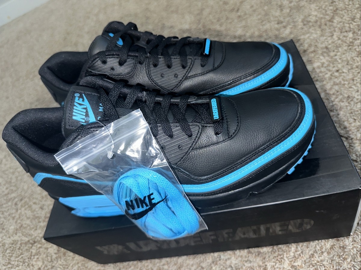 air max 90 undefeated black blue fury