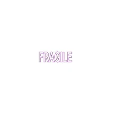 FRAGILE Self-Inking Stamp -Purple