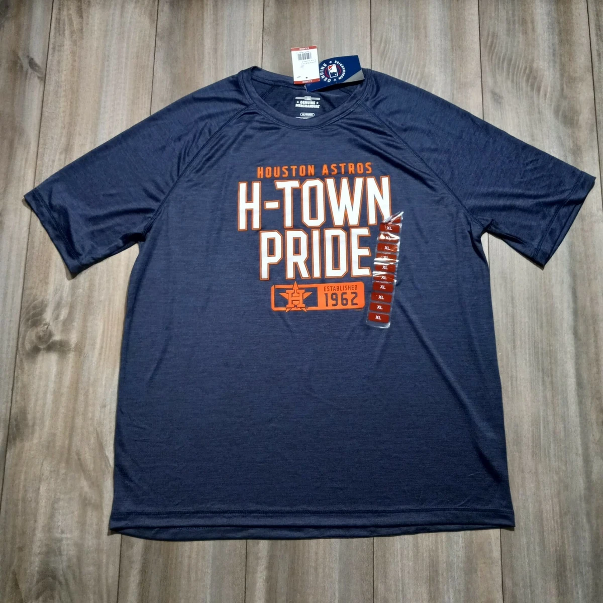MLB Houston Astros H Town Pride T Shirt Blue XL NWT eBay