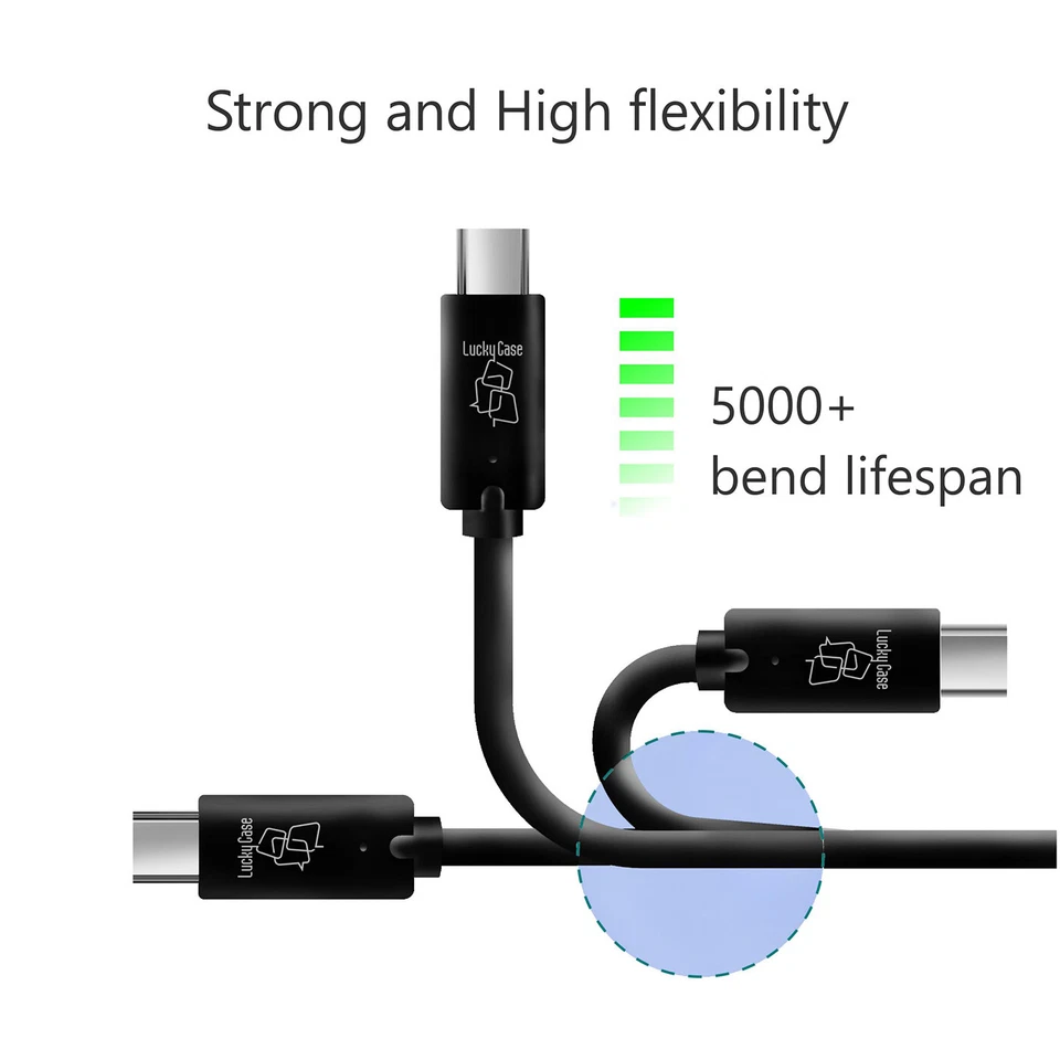 1M 2M 3M USB-C Typ C Schnellladekabel Datenkabel Samsung S8 S9 S10 Note 9 & 10 - Bild 4 von 4