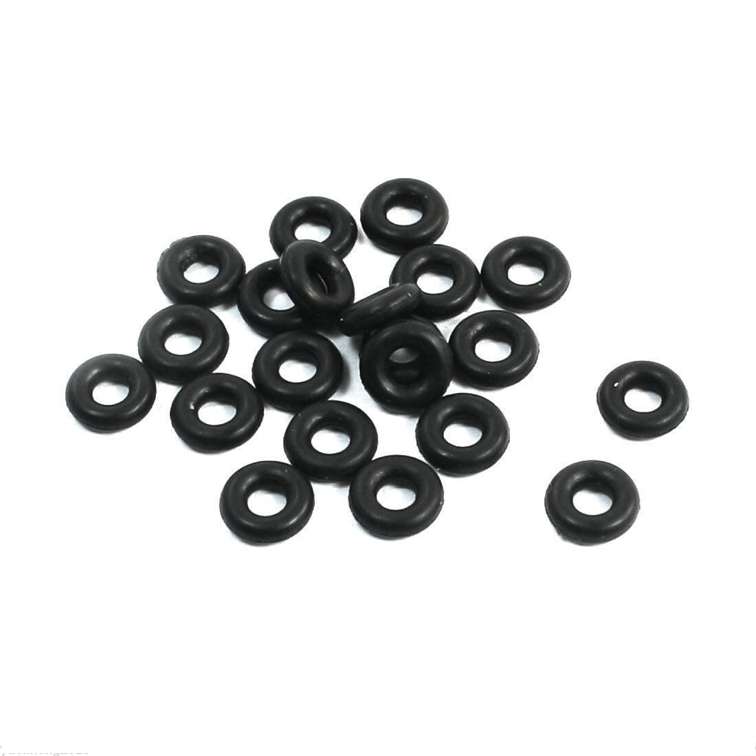 20PCS Black Rubber 5mm x 2mm x 1.5mm Oil Seal O Rings Gaskets Washers #E8