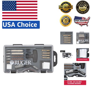 Durable 16-Piece Ruger .22 Cleaning Kit - Ultimate Firearm Maintenance Solution
