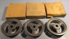 Browning AK54x5/8 V-Belt Sheave Pulley Single Groove 5/8" Bore 5.25" OD Lot of 3