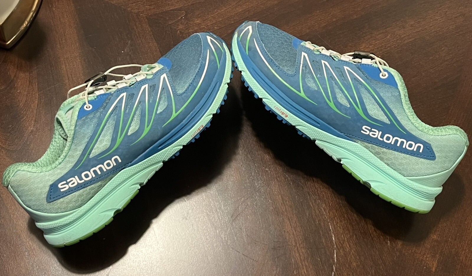 Scarpe da trail running blu Salomon Sense Mantra 3 taglia 6 come nuove da città