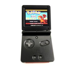 Black Game Boy Advance GBA SP Console AGS 101 Brighter Backlit LCD Console
