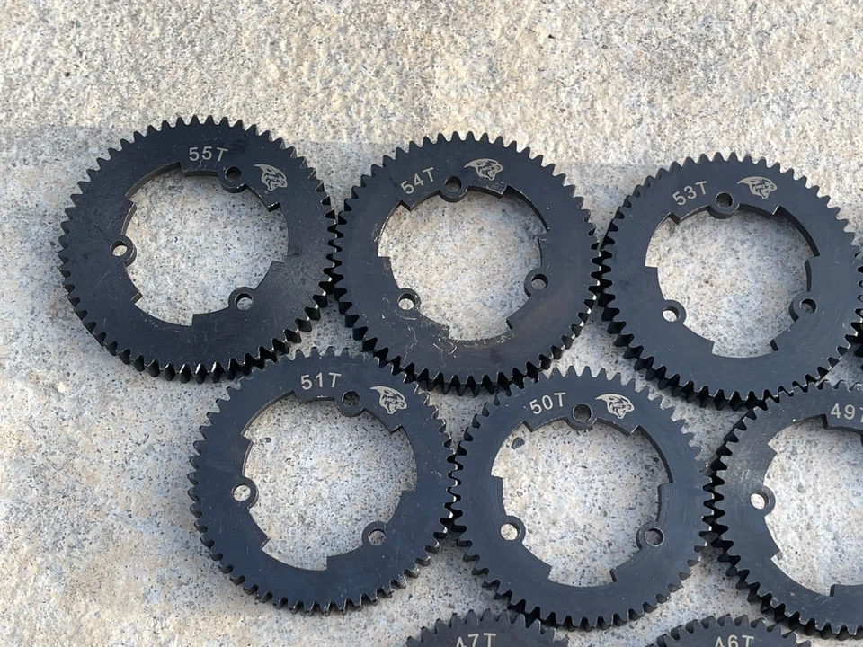 11pcs Hardened Steel Spur Gear 45-55T For Traxxas E Revo 2.0 1/10 Maxx - Image 3 of 4