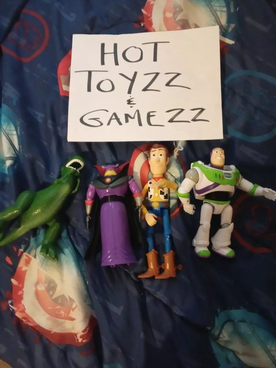 DISNEY TOY STORY MOVIE ACTION FIGURES ZURG WOODY BUZZ REX ALIEN