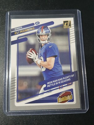 #EM8 - Eli Manning - Panini New York Giants 2021 - Highlights