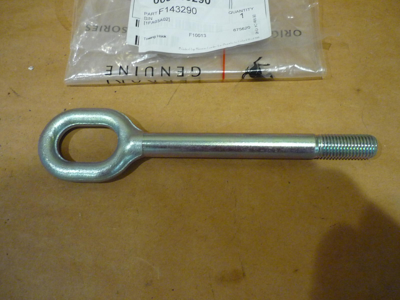 Ferrari 348,355,512 - TOWING HOOK NEW P/N 143290