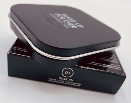 MAKE UP FOR EVER Ultra HD Microfinishing Pressed Powder . 6.2 Gr. 0.2 Oz . No 03 - Picture 2 of 2