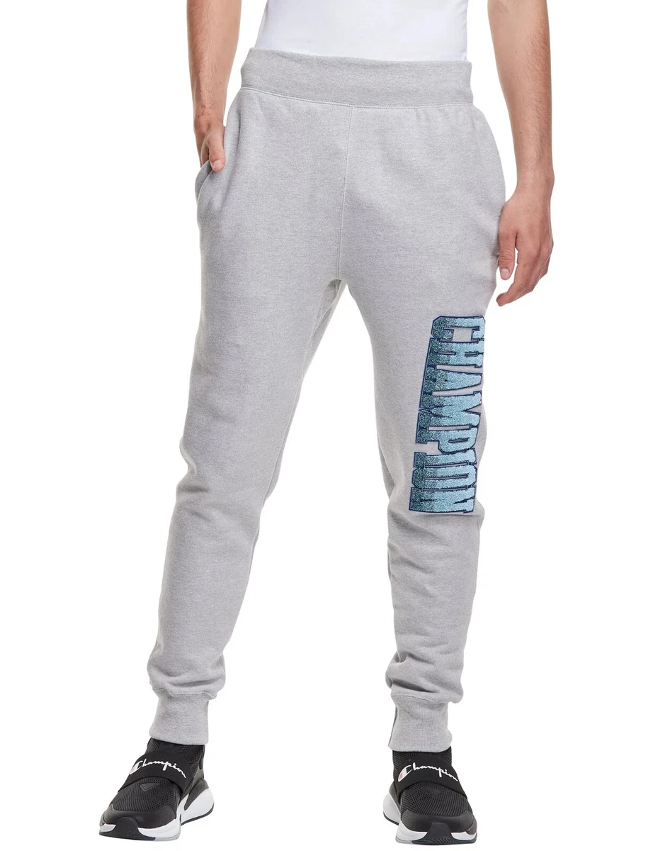 Champion New Grey Reverse Weave Dip-Dye Logo X Large Sweatpants NWT
