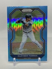 Gleyber Torres 2021 Panini Prizm Carolina Blue Tier II #199 New York Yankees