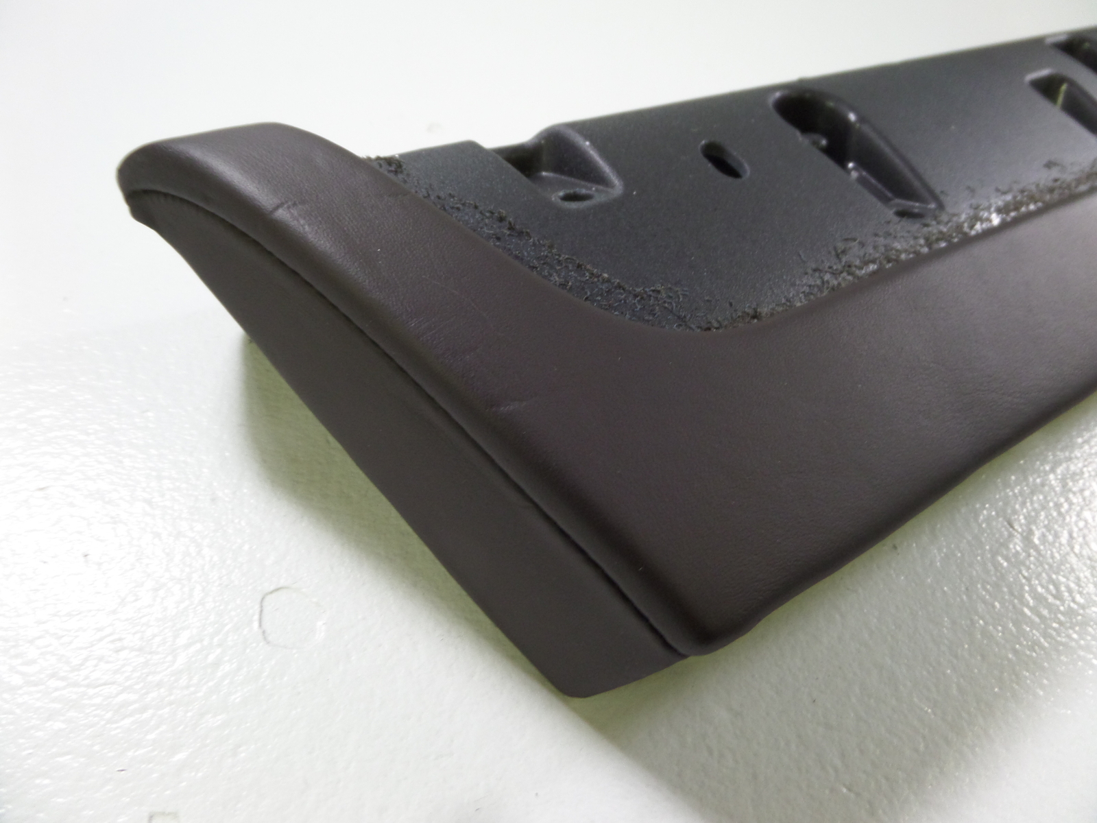 06-13 Bentley Continental Flying Spur Front Left Upper Door Panel Trim BURNT OAK