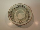 VINTAGE FRENCH FLORAL PORCELAIN INKWELL WITH THREE PEN HOLDERS - NICE - LOOK !!! — photo 5