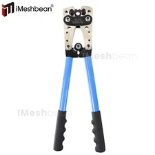 Battery Cable Lugs Crimping Tool Wire Cable Crimper For 6-50mm² / 10-0 AWG