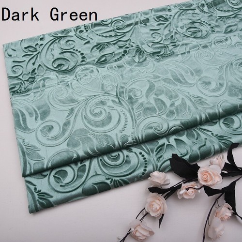 1M Tissu Velours en Relief Tapisserie pour Canapé Meubles Coussin Housse Nappe - Photo 16/26
