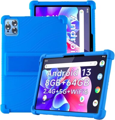 Universal 11 Inch Tablet Case with Multi-Viewing Stand Silicone 11'' Tablet Cover