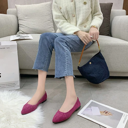 Women Flats Slip On Loafers Walking Women's Comfort Fashion Casual Shoes - Bild 73 von 87