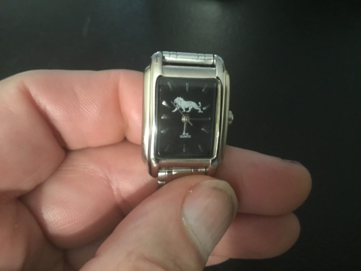 MGM Grand Logo Stainless Steel Wrist Watch w/metal tin | eBay
