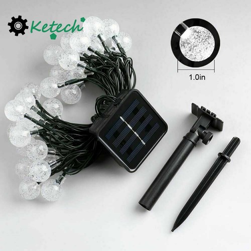 LED Solar String Lights Outdoor Waterproof 8 Modes Garden Festival Decor L2KO - Picture 18 of 39