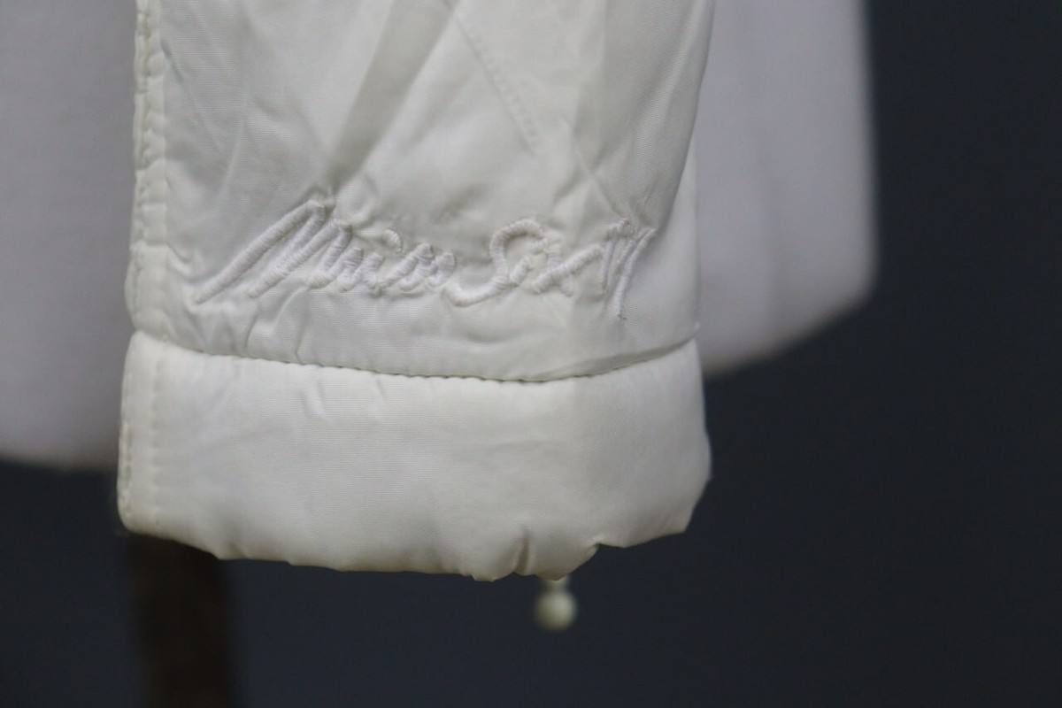 Miss Sixty White Breathable Full Zip pockets Moto Style