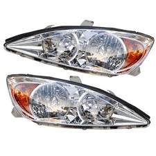 For 2002-2004 Toyota Camry Headlights Assembly Chrome Headlamps Set Leftright For 2002-2004 Toyota Camry Headlights Assembly Chrome Headlamps Set Leftright