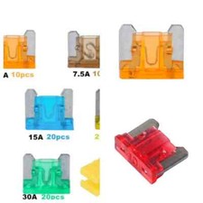 Car Truck 5A-30A 120/240Pcs Assortment Low Profile Micro Mini Blade Fuse Set K