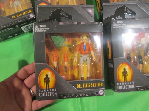 JURASSIC WORLD PARK HAMMOND COLLECTION DR. IAN MALCOLM +ELLIE SATTLER MATTEL - 第 2/11 張圖片