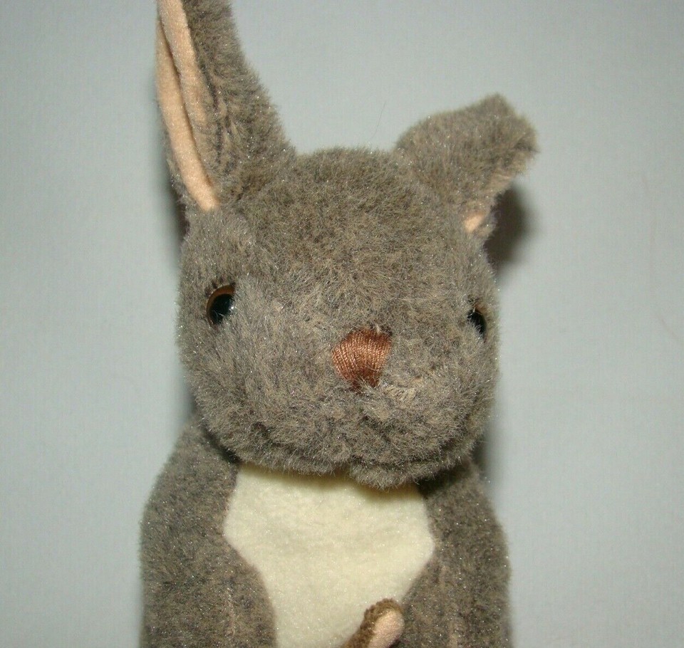 2011 Wild Republic Kangaroo Mom & Joey 7" Plush K&M International