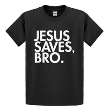 Youth Jesus Saves Bro Short Sleeve Kids T-shirt 3077