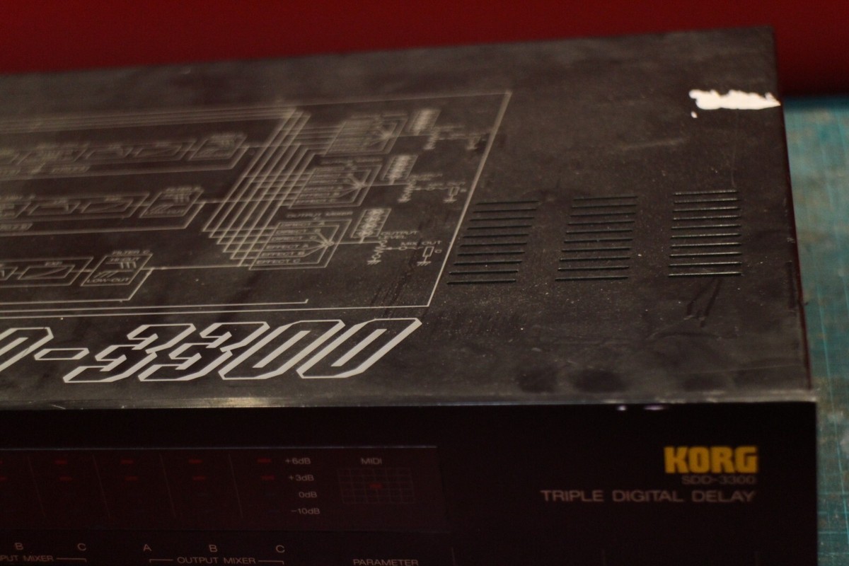 USED KORG SDD3300 Triple Digital Delay SDD 3300 U1936 230804 | eBay