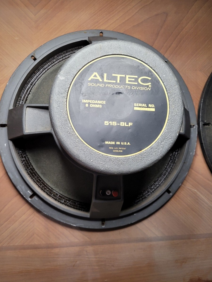□□ALTEC LANSING 515-8LFE 8 スピーカーユニットペア □□ALTEC LANSING 515-8LFE 8 スピーカーユニットペア