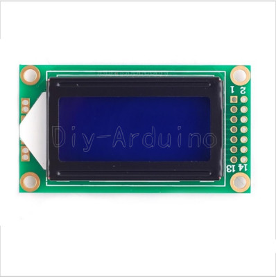 1Stks Blue 0802 LCD 8x2 Character LCD Display Module 5V LCM For Raspberry pi