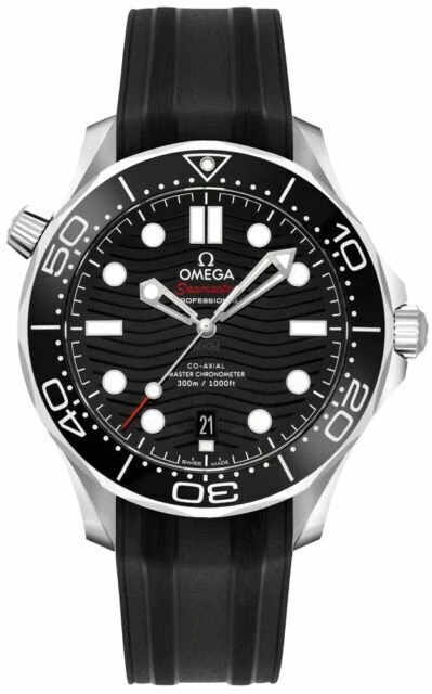 OMEGA Seamaster Men's Black Watch - 210.32.42.20.01.001