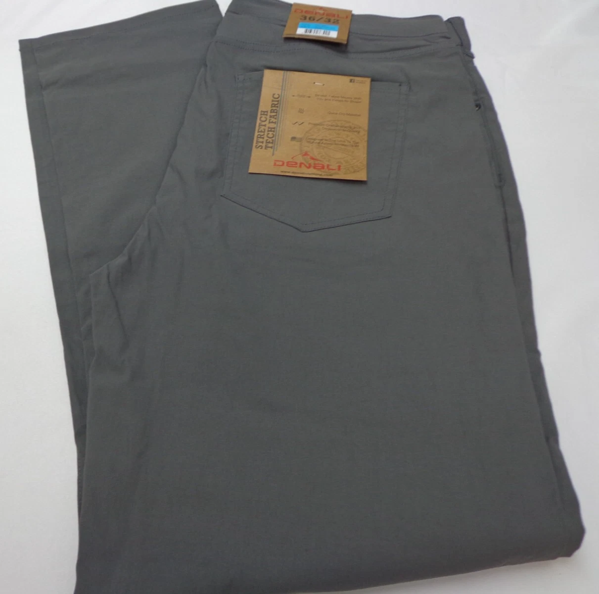 DENALI Charcoal Sky Gray Tech Fabric Stretch Pants NWT 36/32 MSRP $54
Opens in a new window or tab
