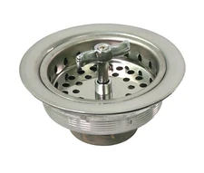 Everflow Kitchen Sink Stainless Steel Drain Assembly & Strainer Basket Stopper