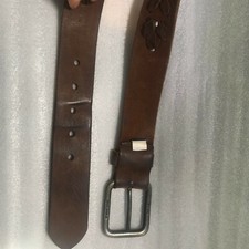 BANANA REPUBLIC BROWN GENUINE LEATHER BUCKLE BELT 36
