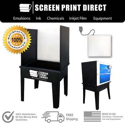 Ecotex  Washout Booth Tank & LED Backlight - Equipment Made in USA 