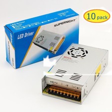 10x DC 12V 30A Switching Regulated Power Supply For 3528 / 5050 LED Strip Light