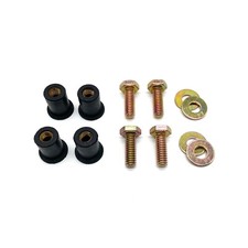 Fits Jeep Wrangler TJ 97-06 AC Condenser Mounting Hardware Bolts + Well Nuts