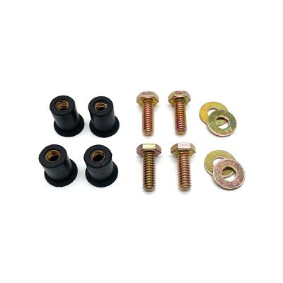 #ad Fits Jeep Wrangler TJ 97 06 AC Condenser Mounting Hardware Bolts Well Nuts $19.99