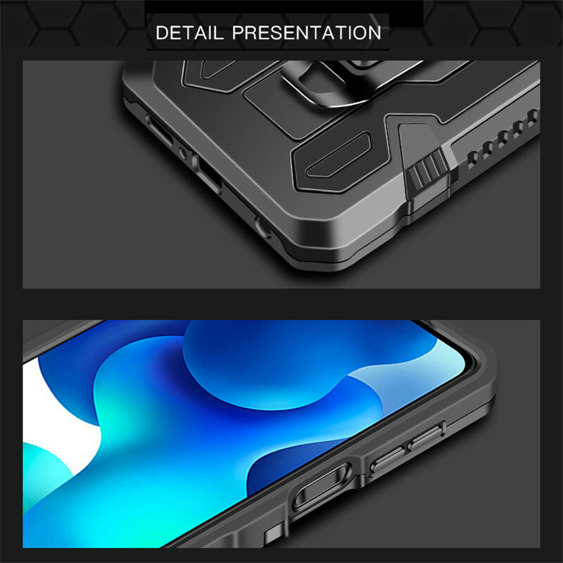 For Xiaomi Redmi Note 9S 8 9 Pro Case,Shockproof Rugged Back Hard